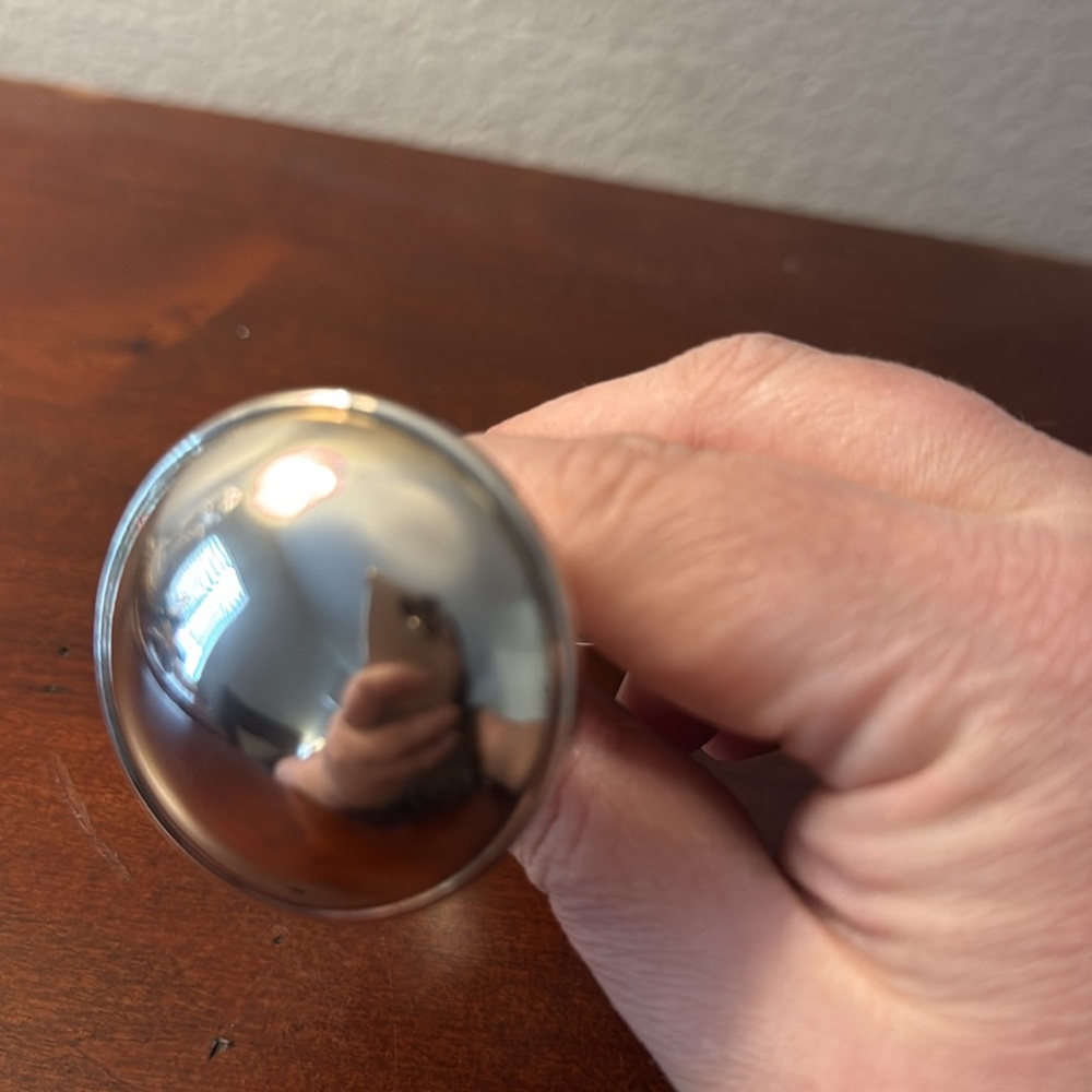 Silver Baby Rattle - Picture 3 of 5